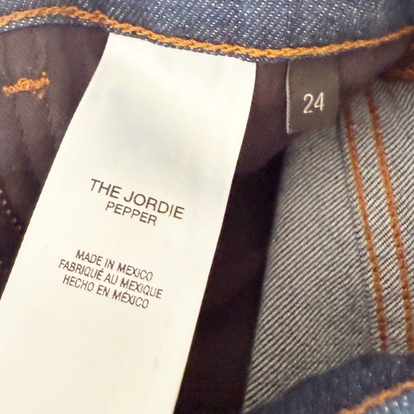 Favorite Daughter The Jordie Super High Rise Wide Leg Petite Shortie Pepper 24 - Picture 8 of 9